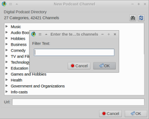 You can add feeds directly from the podcast directory or from feed URLs